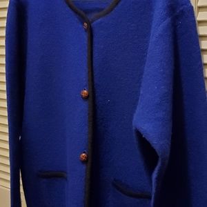 Beautiful wool jacket blue